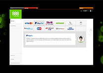 Choose to Deposit via PayPal