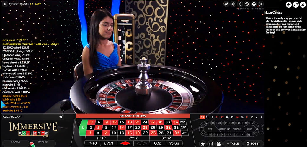 Experience Live Dealer Roulette Games Today!